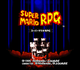 Super Mario RPG (Japan) Title Screen